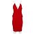 Autre Marque Vestido Bodycon con cuello halter Alex Perry en triacetato rojo Roja - vista 6