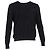 Abgetragenes V-Ausschnitt-Pullover aus schwarzer Wolle von Bottega Veneta