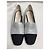 Timeless Bailarinas de cuero plateado con logo CC entrelazado de Chanel Plata - vista 11