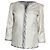 Chaqueta de noche Chanel en algodón blanco
