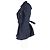 Casaco peacoat duplo abotoado com cinto Burberry em nylon azul marinho - vista 5