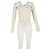 Khaite Maddy Top de Punto Off-Shoulder en Viscosa Marfil Blanco Crudo - vista 4