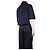 Colombo Navy blue cropped cashmere jacket - size UK 12 - view 2