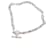 Choker / collana catena d'ancora MM Hermès Silver hardware Argento