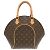 Borsa a mano Monogram Ellipse MM Louis Vuitton Marrone Monogramma