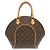 Borsa a mano Monogram Ellipse MM Louis Vuitton Marrone Monogramma - vista 2