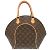 Borsa a mano Monogram Ellipse MM Louis Vuitton Marrone Monogramma - vista 3