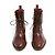 Stivaletti Sartore EU38 in pelle bordeaux e lacci di lumaca, stivaletti UK5 US7.5 Bordò - vista 2