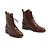 Stivaletti Sartore EU38 in pelle bordeaux e lacci di lumaca, stivaletti UK5 US7.5 Bordò - vista 3