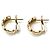 Orecchini a cerchio Coco Crush in oro giallo K18YG di Chanel - vista 3