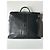 Borsa a mano Courreges in pelle granulata nera Nero - vista 2