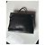 Borsa a mano Courreges in pelle granulata nera Nero - vista 4