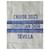 Borsa Tote Dior in cotone bianco e blu - vista 6