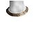 Autre Marque Collana choker Grossé in metallo dorato a nastro D'oro