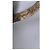 Autre Marque Collana choker Grossé in metallo dorato a nastro D'oro - vista 4