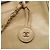 CHANEL Borsa a Spalla Matelassé con Catena in Pelle di Agnello Beige CC Auth bs22414 - vista 14