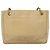 CHANEL Borsa a Spalla Matelassé con Catena in Pelle di Agnello Beige CC Auth bs22414 - vista 3