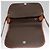 Céline Borsa a spalla in tela Macadam CELINE in pelle PVC marrone Auth BA242 - vista 15