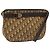 Borsa a spalla in tela Trotter Christian Dior marrone oro Auth bs22491 D'oro