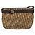 Borsa a spalla in tela Trotter Christian Dior marrone oro Auth bs22491 D'oro - vista 2