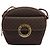 Céline Bolsa de ombro em lona Macadam CELINE em couro PVC marrom Auth 115445 - vista 2
