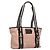 Borsa Tote BALLY in pelle rosa marrone scuro argento Auth bs22247