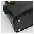 Borsa a mano FENDI in pelle 2 vie nera e oro Auth hk1976 Nero D'oro - vista 16