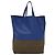 BORSA A MANO VERTICALE CABAS CÉLINE IN PELLE BLU MARRONE Auth ki5445 - vista 2