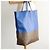 BORSA A MANO VERTICALE CABAS CÉLINE IN PELLE BLU MARRONE Auth ki5445 - vista 22