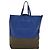 BORSA A MANO VERTICALE CABAS CÉLINE IN PELLE BLU MARRONE Auth ki5445 - vista 3