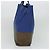BORSA A MANO VERTICALE CABAS CÉLINE IN PELLE BLU MARRONE Auth ki5445 - vista 5