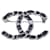 CHANEL CC Schmuck aus schwarzem Leder - 102492  - Ansicht 1