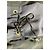 Gonna Sandro Nera Blu Navy Nero - vista 11