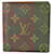 Louis Vuitton Porte billet Brown Cloth  ref.2056185