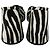 Sandali a piattaforma scivolosi Simon Miller Black / White Slice Zebra Multicolore - vista 6