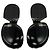 Sandali a piattaforma scivolosi Simon Miller Black / White Slice Zebra Multicolore - vista 7