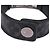 LOUIS VUITTON - Bracciale Slim LV Louis Vuitton in tela Monogram Eclipse (T19) Nero - vista 4