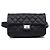 CHANEL - Borsa a cintura Chanel 2.55 in pelle nera grana Nero