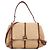 CHLOÉ - Pénélope MM Chloé Raphia Schultertasche Beige