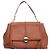CHLOÉ - Borsa a spalla Chloé Penelope GM in pelle marrone grana
