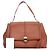 CHLOÉ - Borsa a spalla Chloé Penelope GM in pelle marrone grana - vista 8