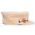 HERMÈS - Gorra Hermès Cabourg Cliquetis en algodón blanco cremoso (tamaño 59) Beige - vista 2