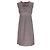 Vestido mini de viscosa marrón con escote profundo de punto Missoni Castaño Roja - vista 7