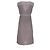 Vestido mini de viscosa marrón con escote profundo de punto Missoni Castaño Roja - vista 9
