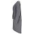Vestido mini drapeado en seda gris Brunello Cucinelli - vista 2