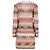 Missoni Zigzag langes Strickjacke mit Knöpfen aus mehrfarbigem Viskose Mehrfarben - Ansicht 3