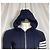 Thom Browne 4-Bar Loopback Zip Hoodie aus Navy Baumwolle Blau Marineblau - Ansicht 10