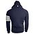 Thom Browne 4-Bar Loopback Zip Hoodie aus Navy Baumwolle Blau Marineblau - Ansicht 2