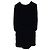 Abito Mini in Velluto Saint Laurent in Viscosa Nera Nero - vista 2