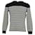  Saint Laurent Striped Sweater in Black and White Wool  ref.2057406